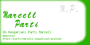 marcell parti business card